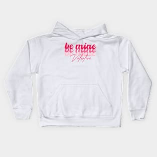 Be Mine Retro Valentine Kids Hoodie